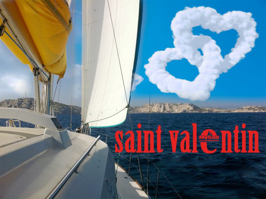 votre saint valentin en voilier en amoureux