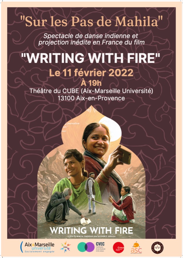 Projection du film Writing With Fire 11/02/2022 Aix En Provence
