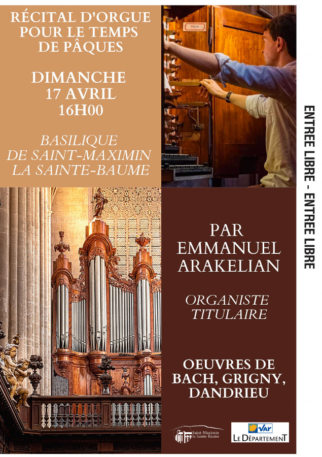 Récital pour le temps de Pâques 17/04/2022 SaintMaximinla