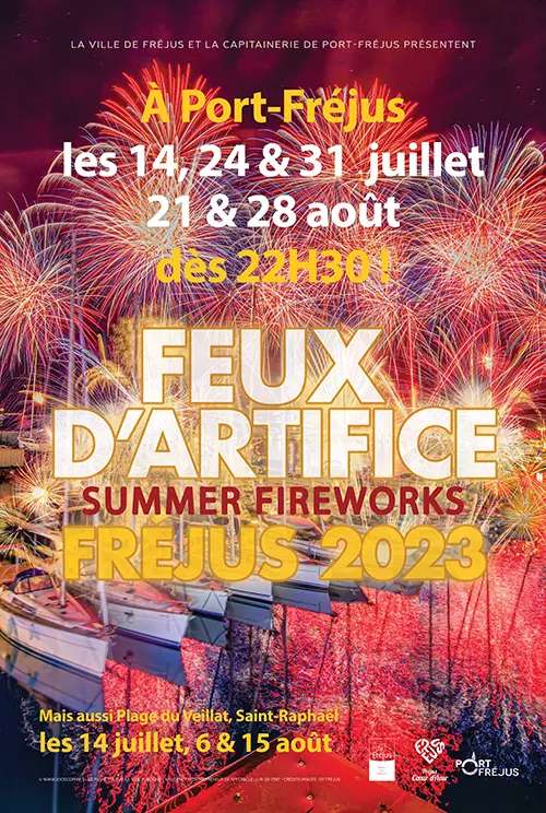 Summer Fireworks : des feux d'artifice tout l'été à Port Fréjus