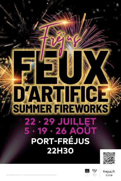 Summer Fireworks : des feux d'artifice tout l'été à Port Fréjus