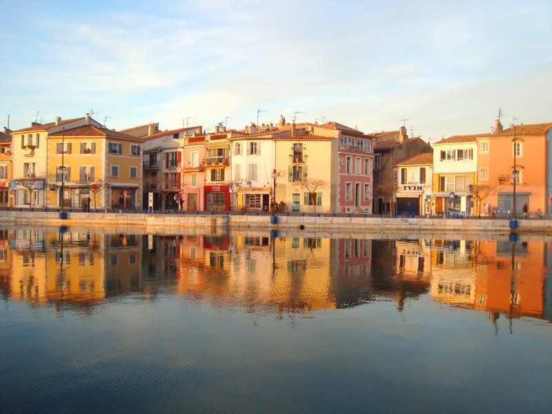 Balade en bateau au coucher du soleil à Martigues