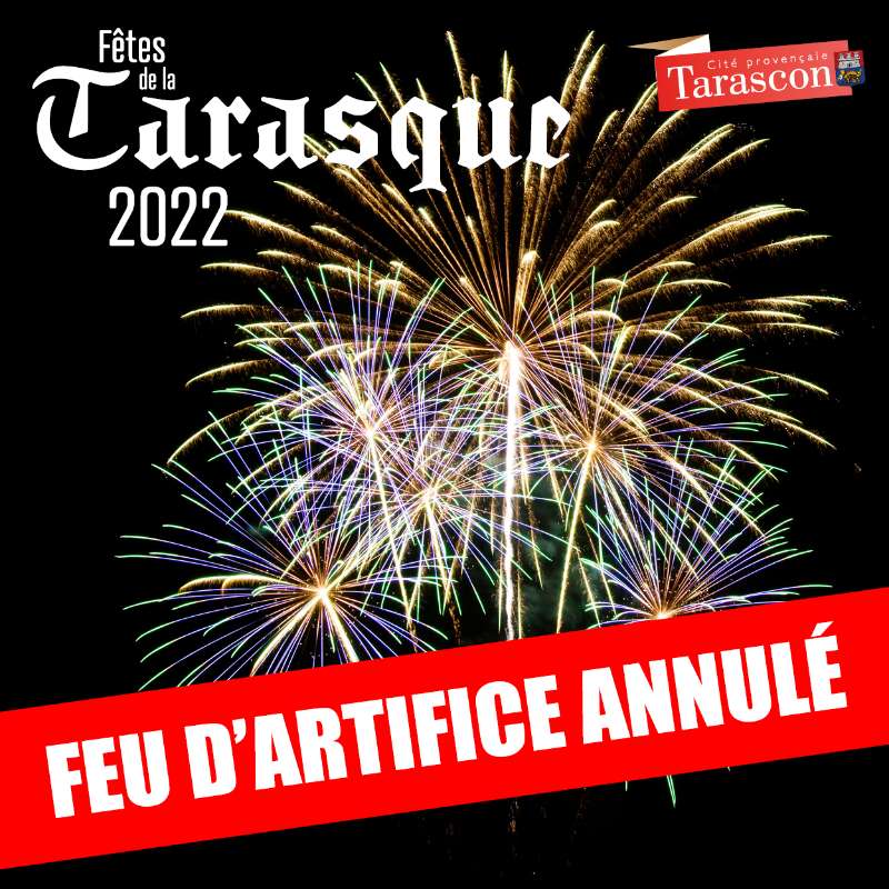 Tarascon : Un feu d'artifice tiré en clôture des Fêtes de la Tarasque