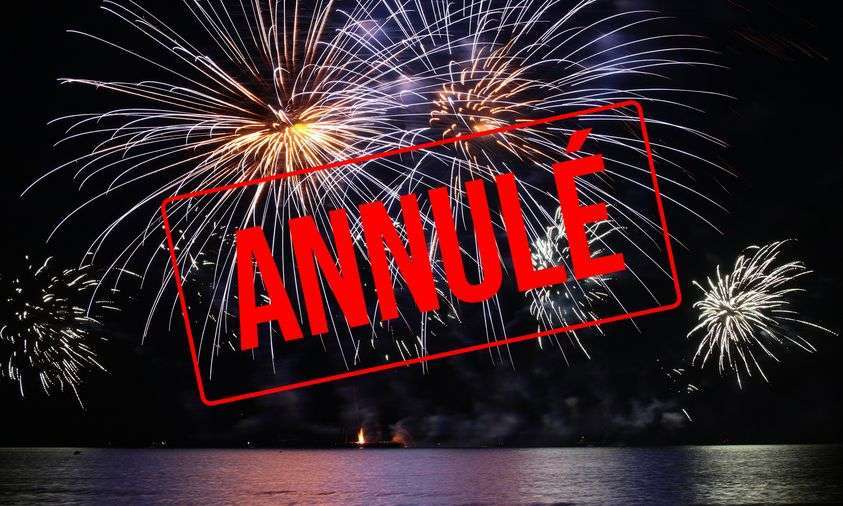 Annulation du feu d'artifice au Puy-Sainte-Réparade