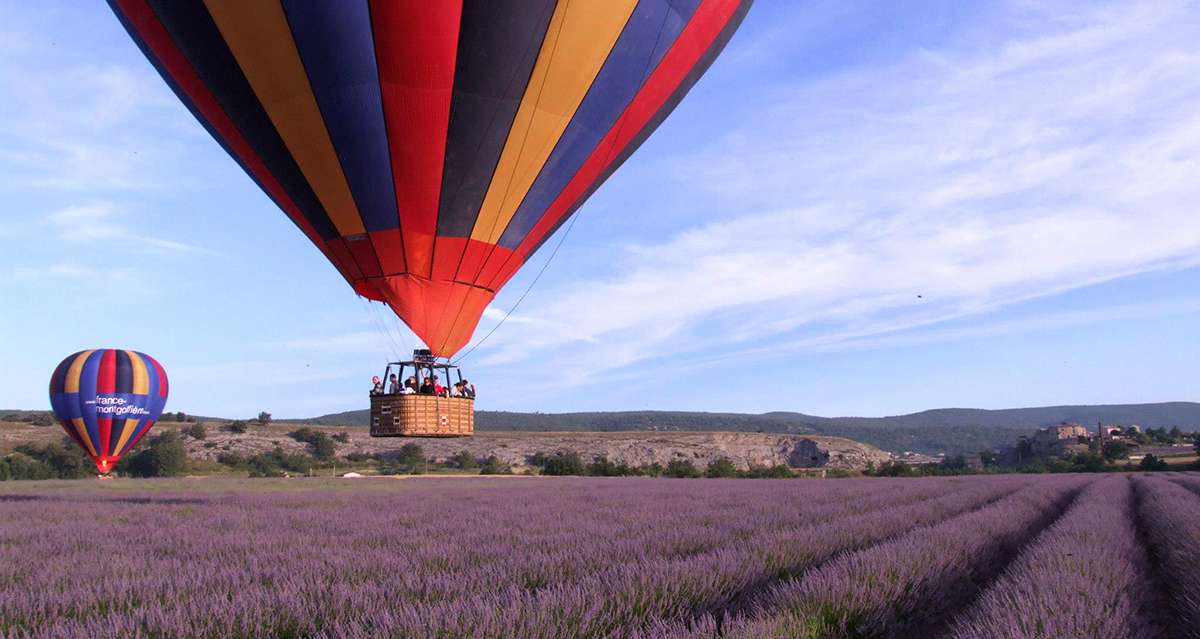 A la découverte de la Provence en Montgolfière