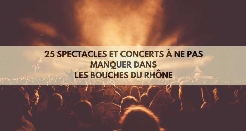 25 spectacles et concerts à ne pas manquer jusqu'à la fin de l'année dans les Bouches du Rhône