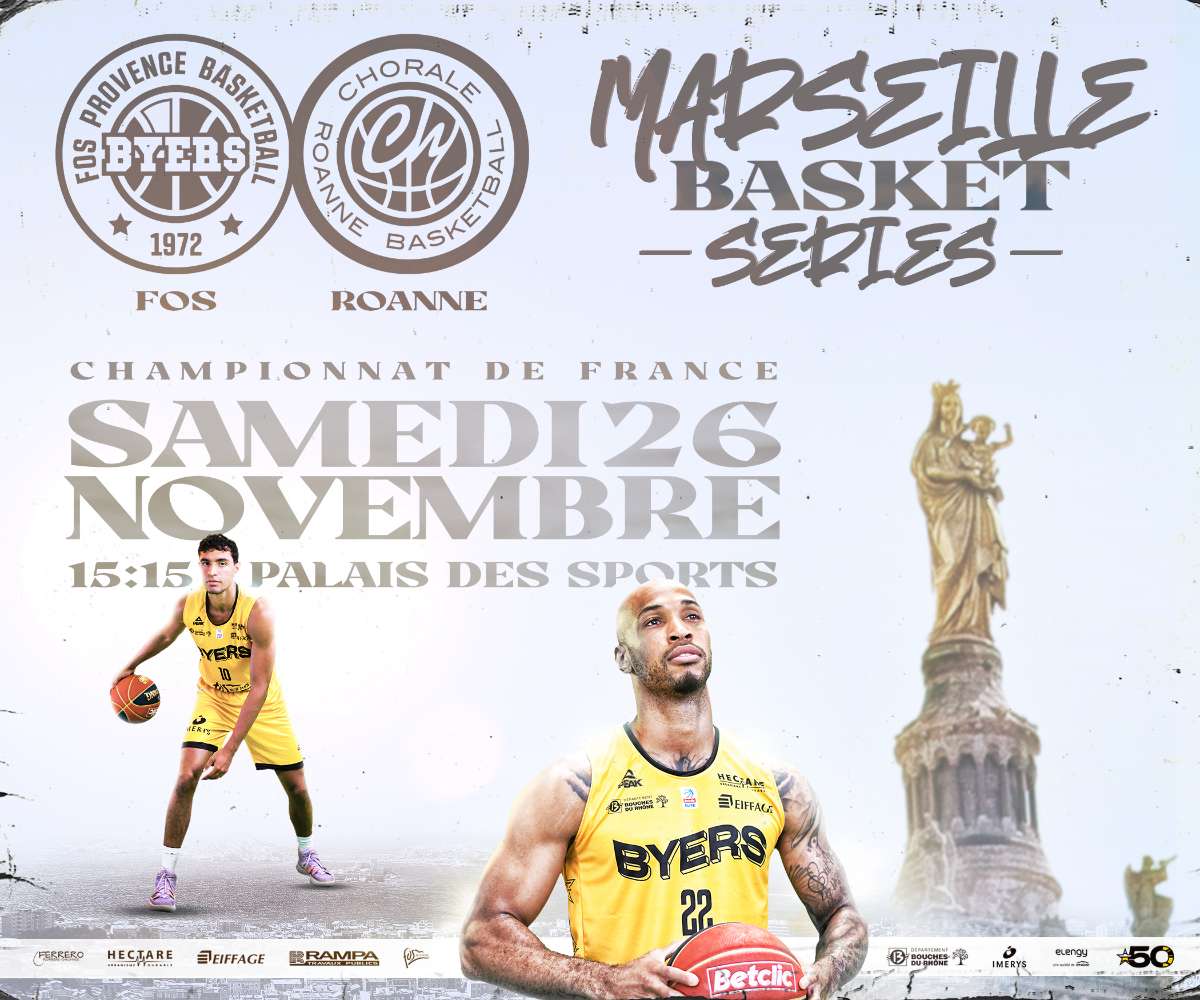 Les Basket Marseille series fêtent leurs dix ans de présence à Marseille avec quatre matches de prestige au Palais des Sports !
