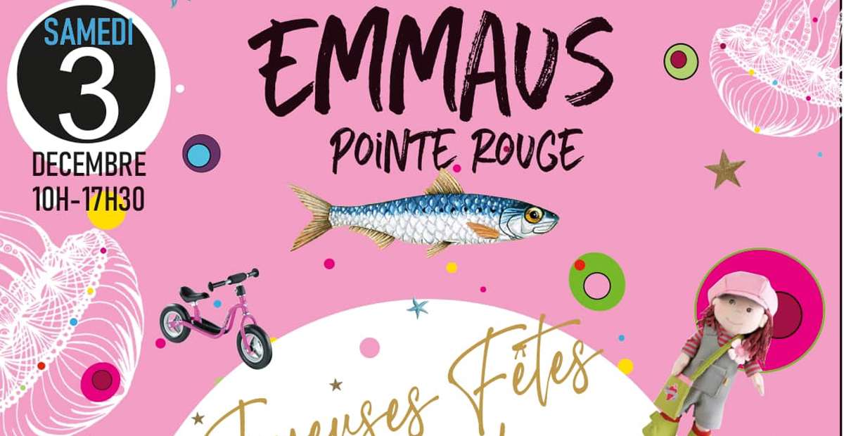 Grande vente de Noël ce samedi à Emmaus Pointe rouge