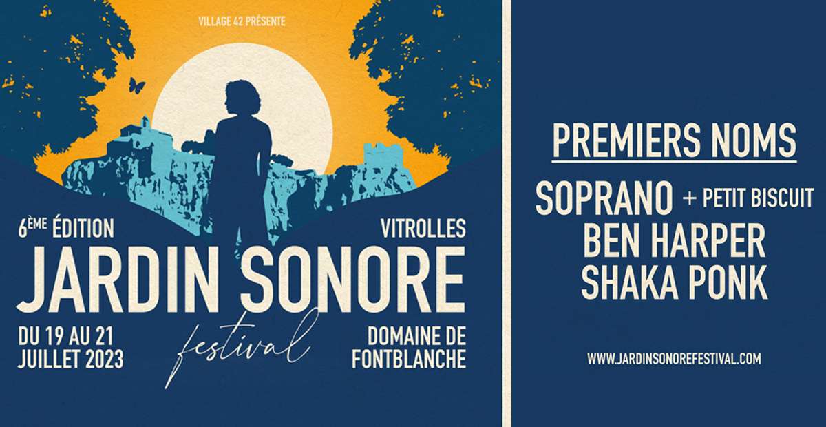 Soprano, Petit Biscuit, Ben Harper et Shakaponk en concert cet été au Jardin Sonore à Vitrolles
