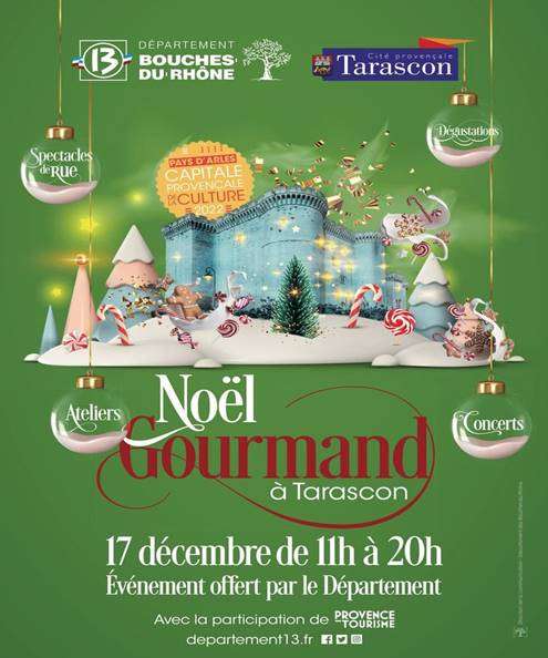 PÃ¨re NoÃ«l, patinoire...le dÃ©partement vous invite Ã  une grande fÃªte de NoÃ«l Ã  Tarascon ce samedi !