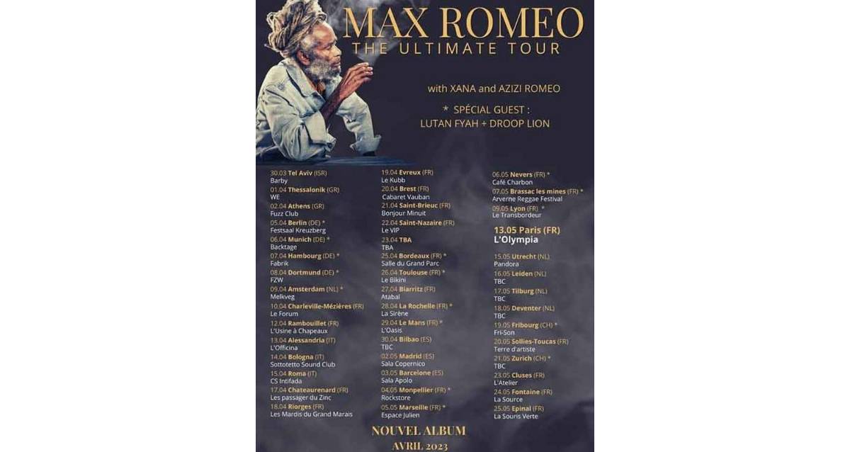 Max Romeo - The Ultimate Tour