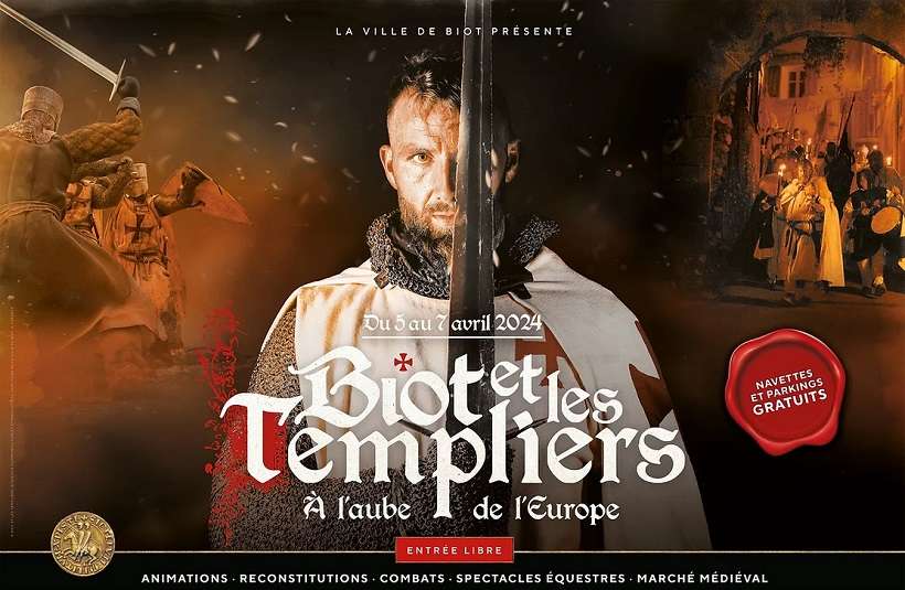 Biot et les Templiers, 3 jours d'animations historiques !