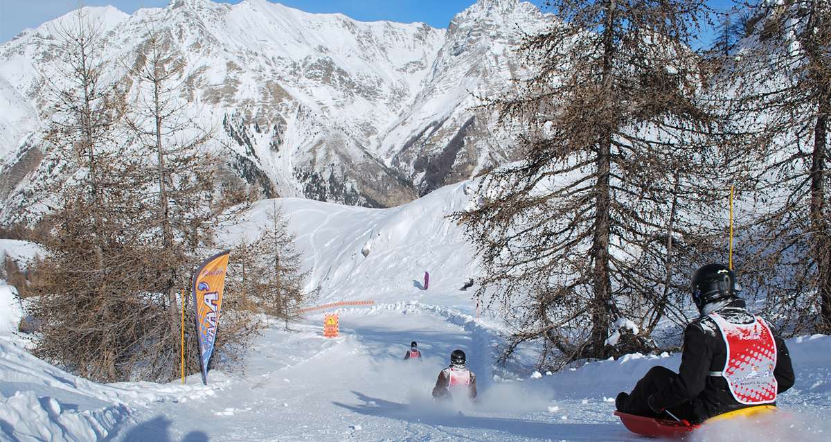 La Ripaaa, une piste de luge XXL à Réallon