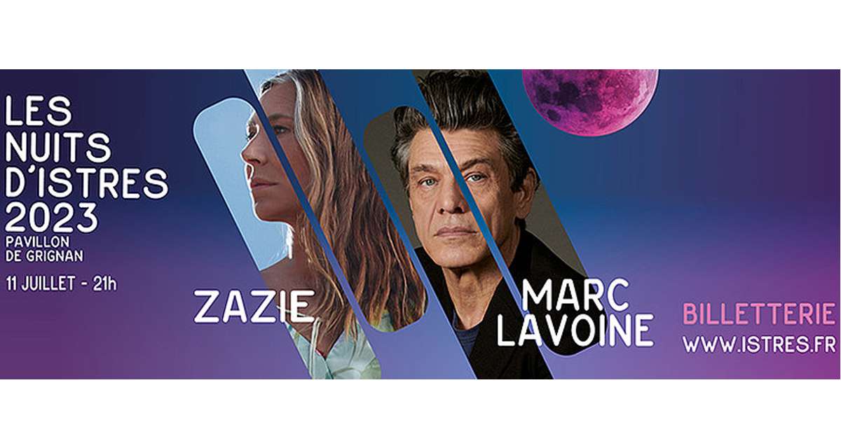 Marc Lavoine et Zazie en concert Ã  l'occasion des Nuits d'Istres