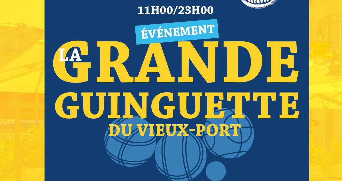 Ce weekend, ambiance guinguette aux Grandes Halles du Vieux Port