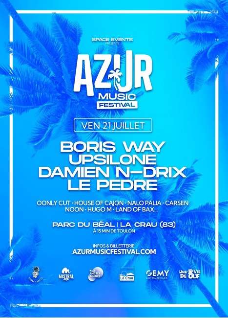 Azur Music Festival, 1Ã¨re Ã©dition Ã  La Crau
