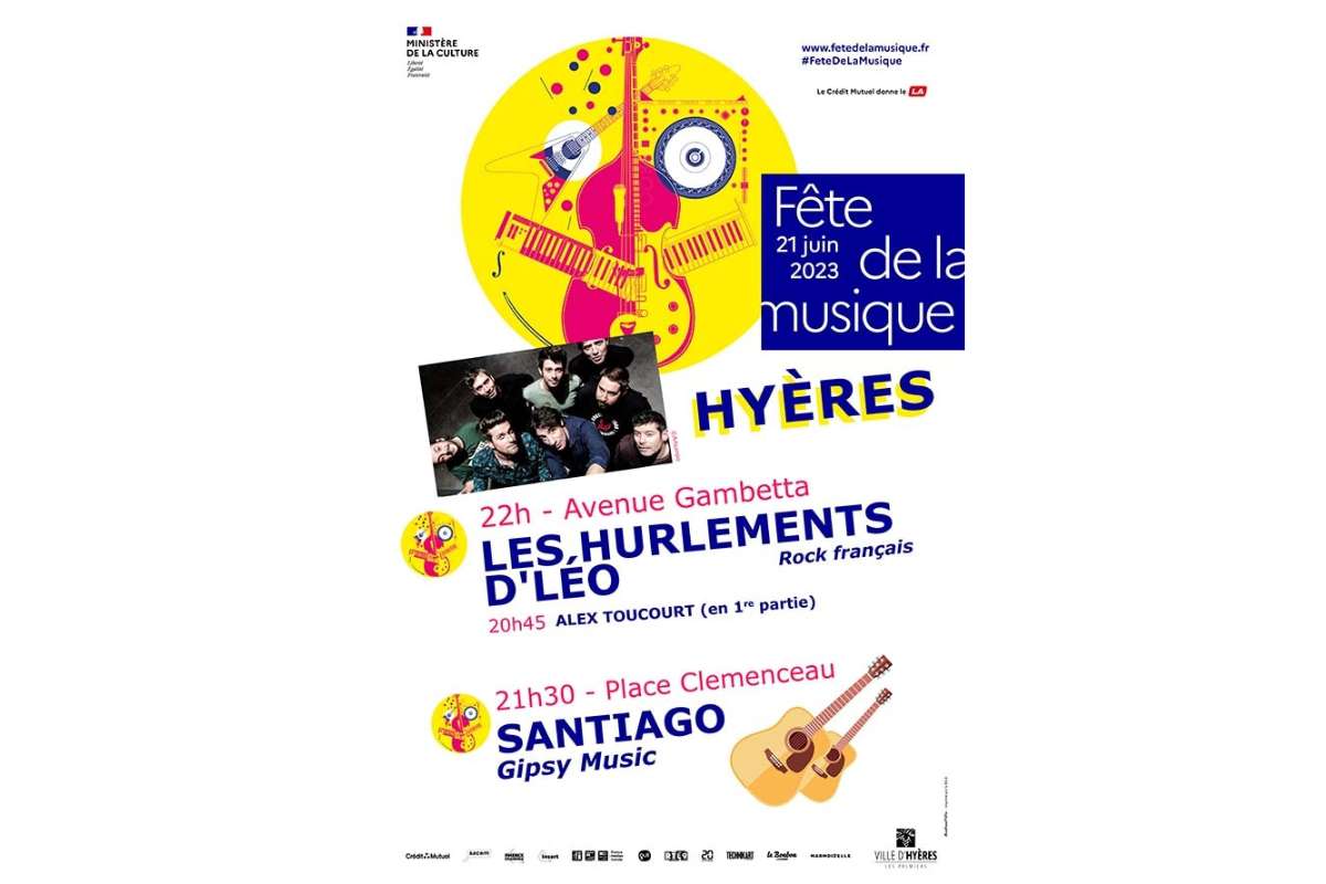 Les Hurlements d'LÃ©o en concert gratuit pour la FÃªte de la musique Ã  HyÃ¨res