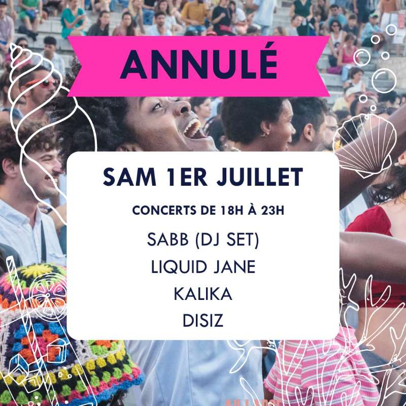 Marseille : La soirée de ce samedi 1er juillet d'Au large festival finalement annulée