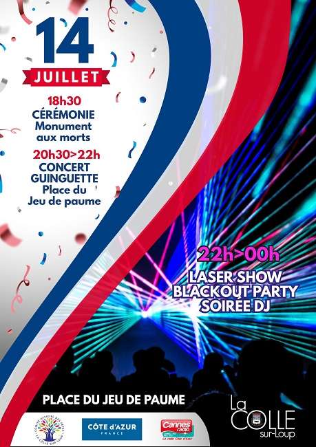 FestivitÃ©s du 14 juillet Ã  La Colle-sur-Loup