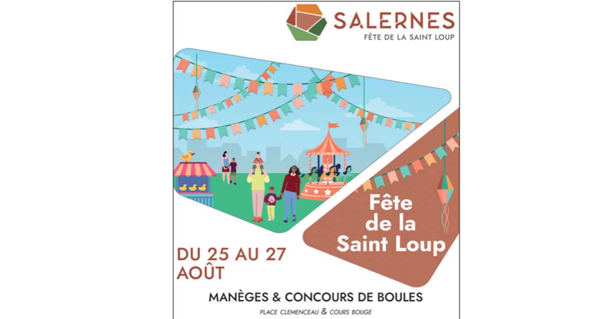 Fête foraine et concerts à l'occasion de la Fête de la Saint Loup à Salernes