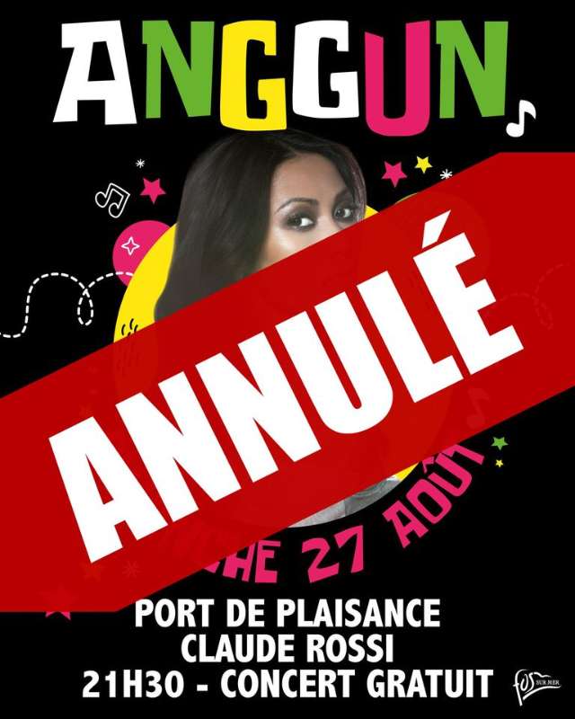 Fos: le concert d'Anggun est annulé ce dimanche soir