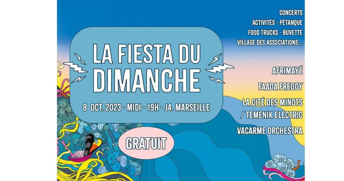 La Fiesta du dimanche Un dimanche gratuit et ouvert à tous avec la
