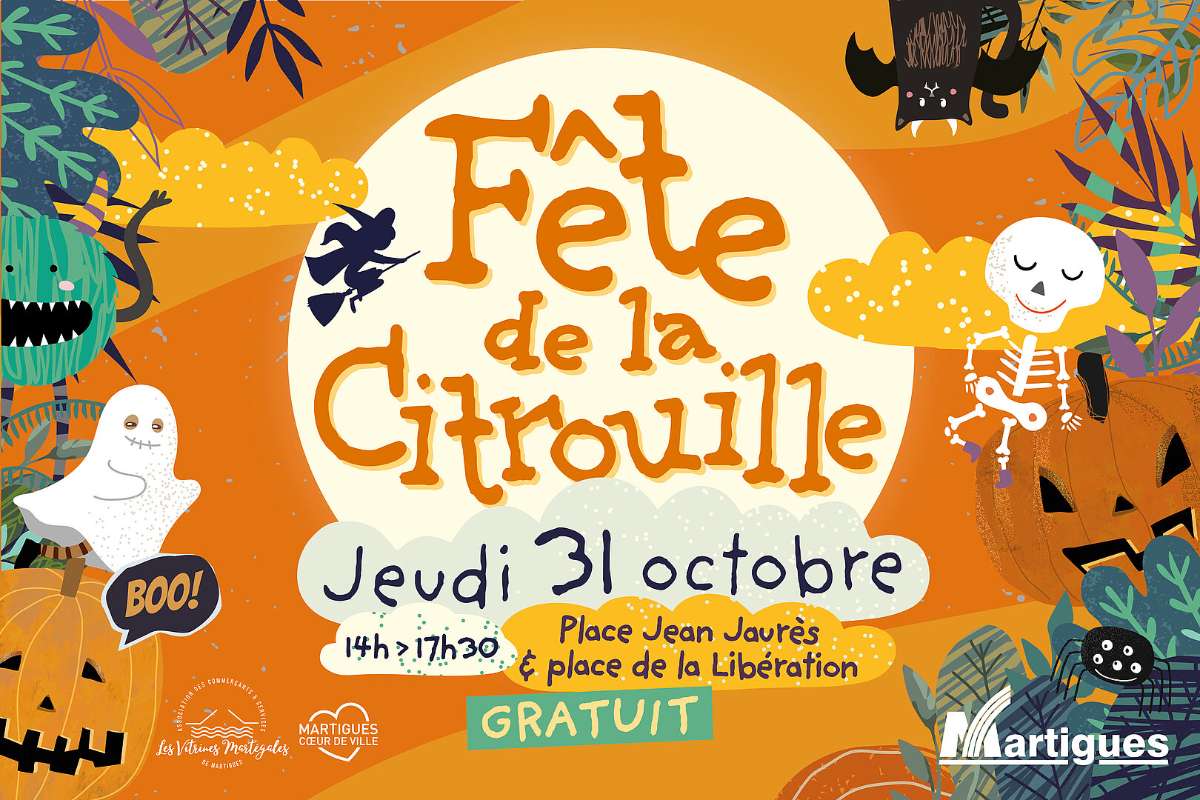 Fête de  la citrouille à Martigues pour Halloween