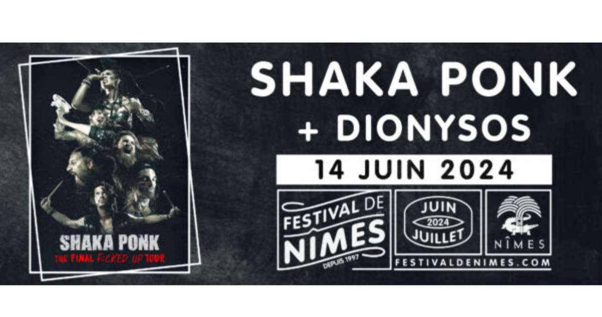 Shaka Ponk et Dionysos seront au Festival de Nîmes en 2024 