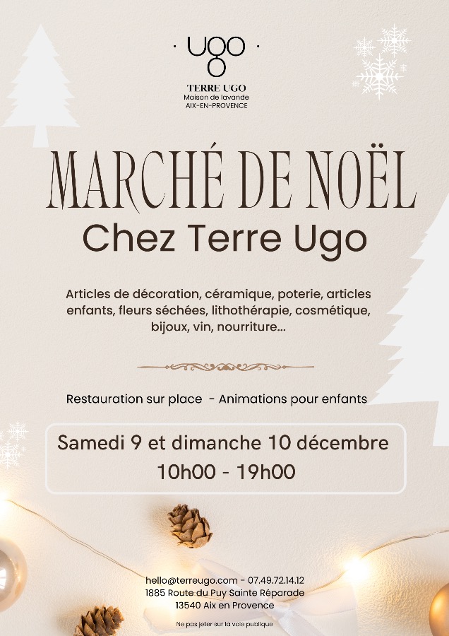 Marché de Noël Terre Ugo 2023
