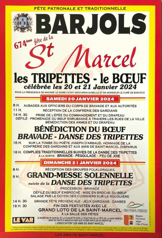 Traditions : Les rues du village de Barjols s'animent pour la Fête de la Saint Marcel