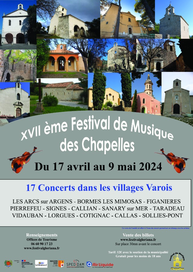XVII ième Festival de Musique des Chapelles 2024
