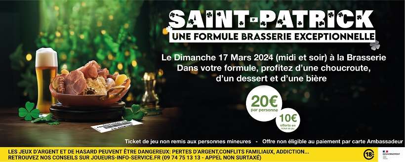 Saint Patrick au Casino de Cavalaire