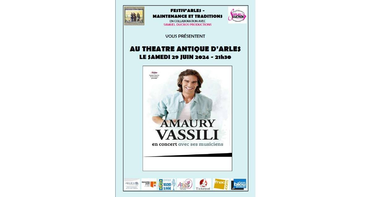 Amaury Vassili au thÃ©Ã¢tre antique