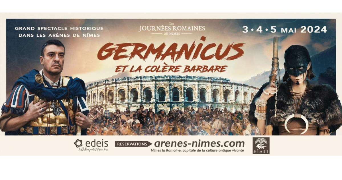 Grand spectacle historique dans les arènes pour les Journées Romaines de Nîmes