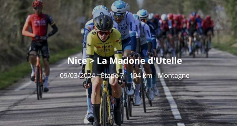 ParisNice 2024 Le parcours de l'étape 7 et les conditions de