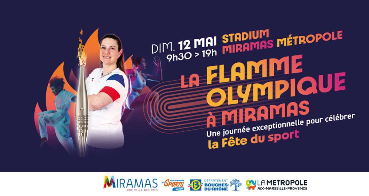 La Flamme Olympique à Miramas