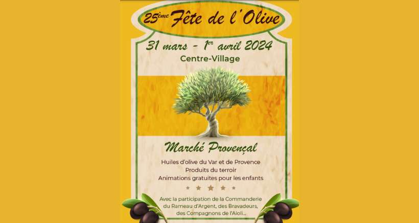 La FÃªte de l'olive revient ce week-end au Rayol Canadel sur Mer ! DÃ©couvrez le programme de la 25Ã¨me Ã©dition...