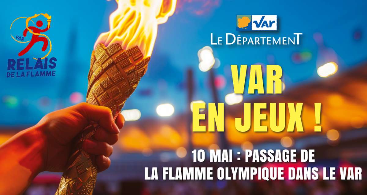 Découvrez le détail du parcours de la flamme olympique dans le Var le 10 mai