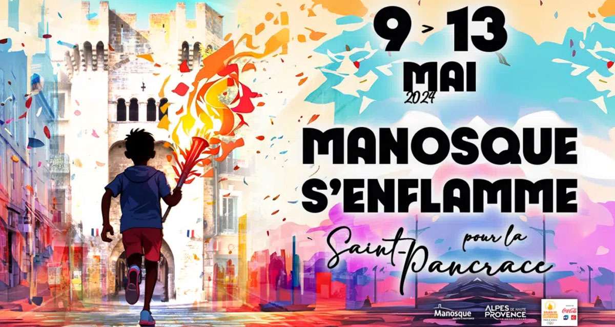 Découvrez le parcours et les animations pour le relais de la Flamme Olympique à Manosque