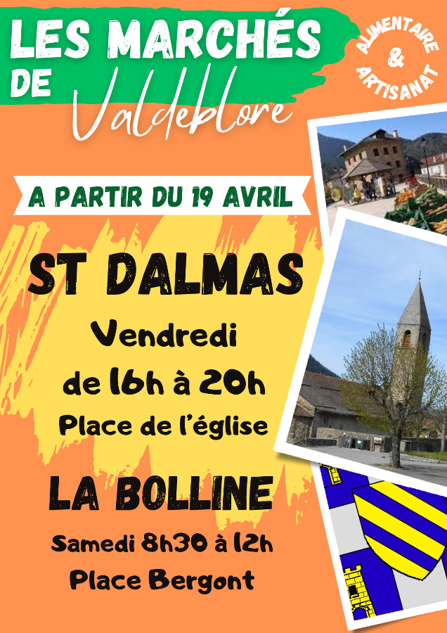 Marché producteurs et artisans St Dalmas Valdeblore