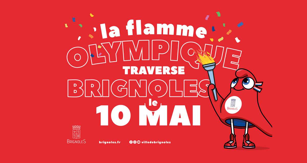 Le parcours et les animations prévues à Brignoles pour le passage de la Flamme Olympique