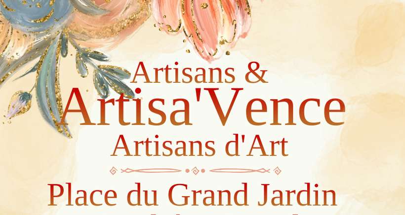 Vence : Un marchÃ© artisanal s'installe sur la Place du Grand Jardin ce samedi 4 mai